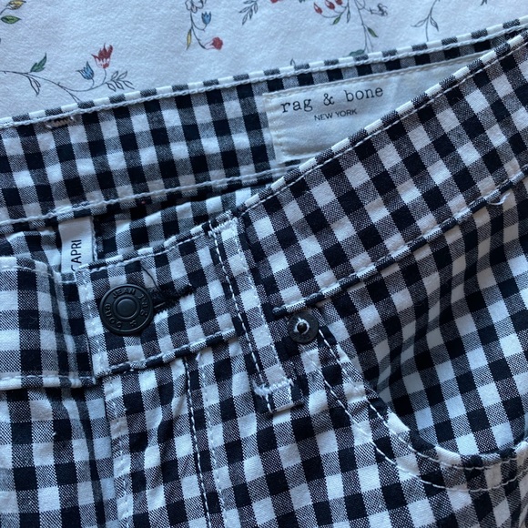 Gingham Rag&Bone Pants 27 - Picture 2 of 5